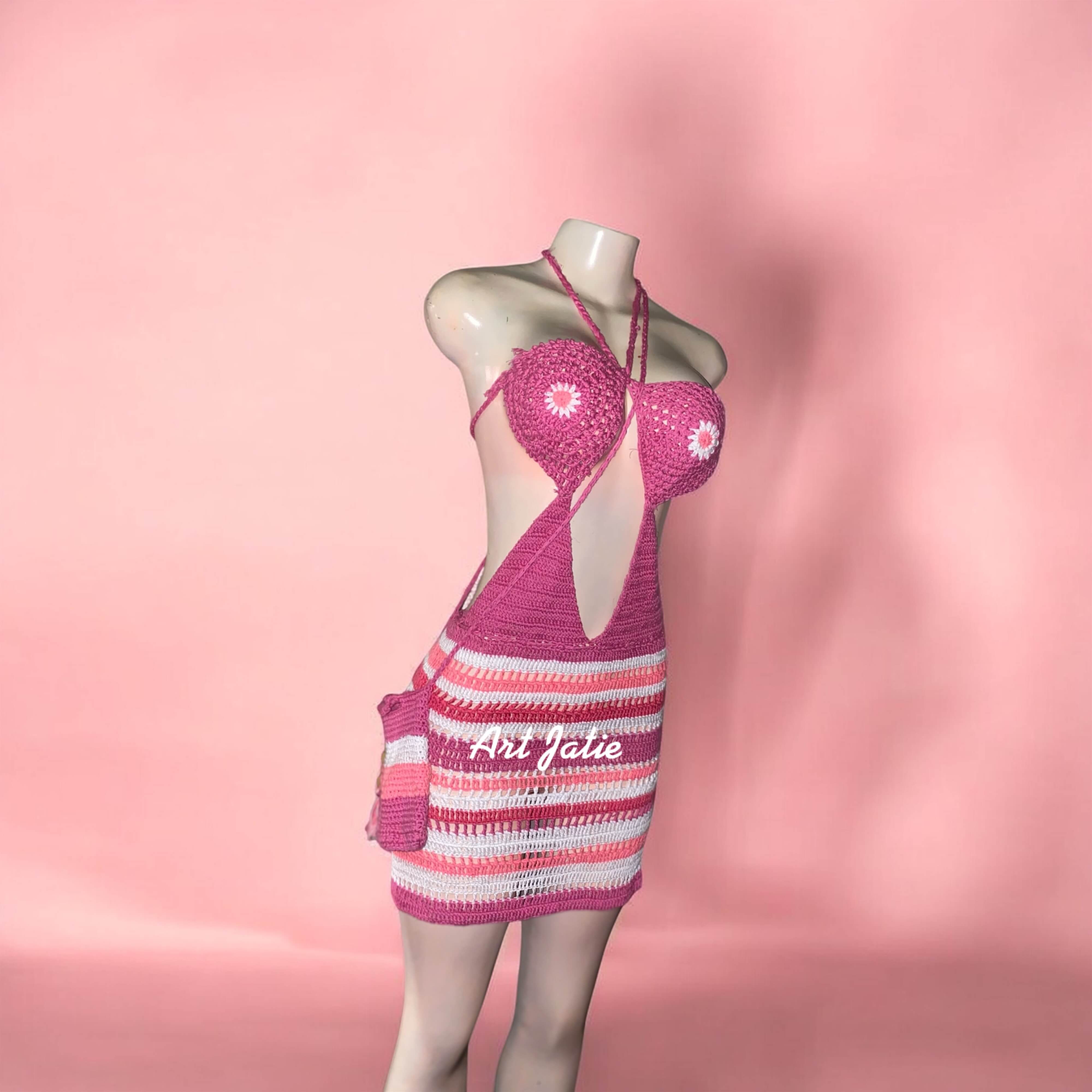 Robe Rayée & Sac Assorti
