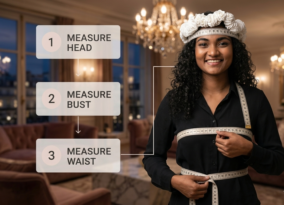 Guide de mesure silhouette